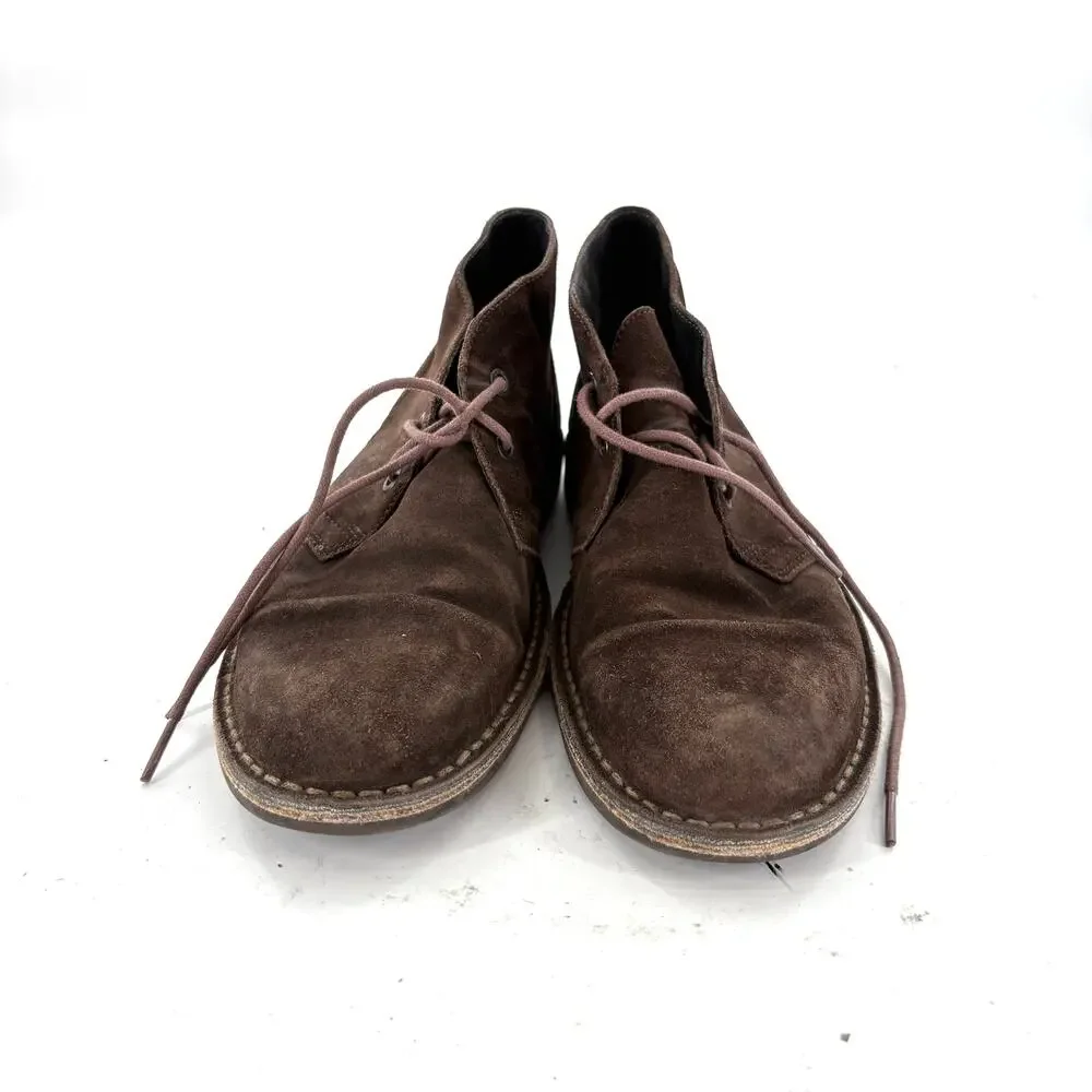 Bloomingdale's Mens Lace Up Oxfords 9 Brown Derby Brogue Dress Shoes
